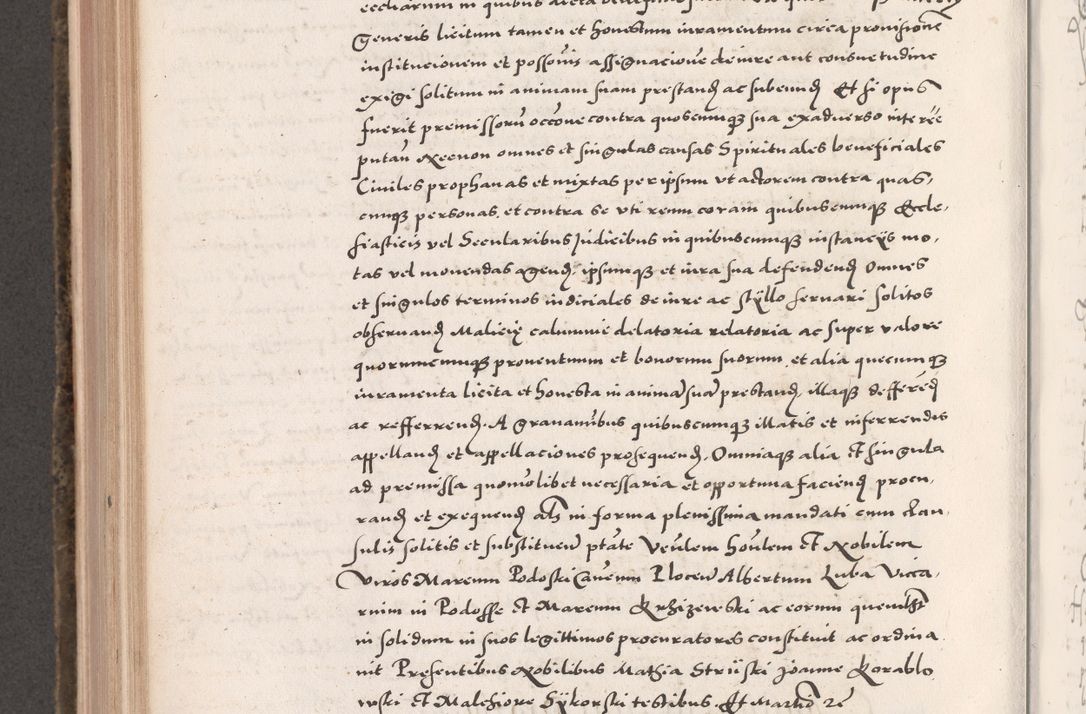 Zdjęcie nr 640 dla obiektu archiwalnego: Acta actorum causarum, sententiarum tam diffinitivarum quam interloquutoriarum, decretorum, obligationum, quietationum, constitutionum procuratorum etc. coram reverendo domino Martino Izdbienski de Russiecz archidiacono Posnaniensi, custode et in spiritualibus vicario generali Cracoviensi, ad annum Domini millesimum quingesimum sexagesimum quintum, cuius indictio octava, pontificatus Pii pape, annus sextus, continuantur