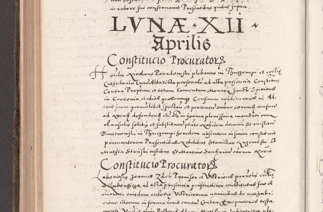 Zdjęcie nr 636 dla obiektu archiwalnego: Acta actorum causarum, sententiarum tam diffinitivarum quam interloquutoriarum, decretorum, obligationum, quietationum, constitutionum procuratorum etc. coram reverendo domino Martino Izdbienski de Russiecz archidiacono Posnaniensi, custode et in spiritualibus vicario generali Cracoviensi, ad annum Domini millesimum quingesimum sexagesimum quintum, cuius indictio octava, pontificatus Pii pape, annus sextus, continuantur