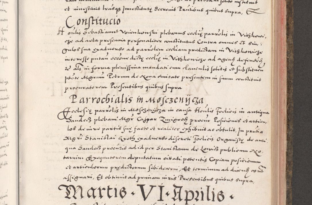 Zdjęcie nr 629 dla obiektu archiwalnego: Acta actorum causarum, sententiarum tam diffinitivarum quam interloquutoriarum, decretorum, obligationum, quietationum, constitutionum procuratorum etc. coram reverendo domino Martino Izdbienski de Russiecz archidiacono Posnaniensi, custode et in spiritualibus vicario generali Cracoviensi, ad annum Domini millesimum quingesimum sexagesimum quintum, cuius indictio octava, pontificatus Pii pape, annus sextus, continuantur