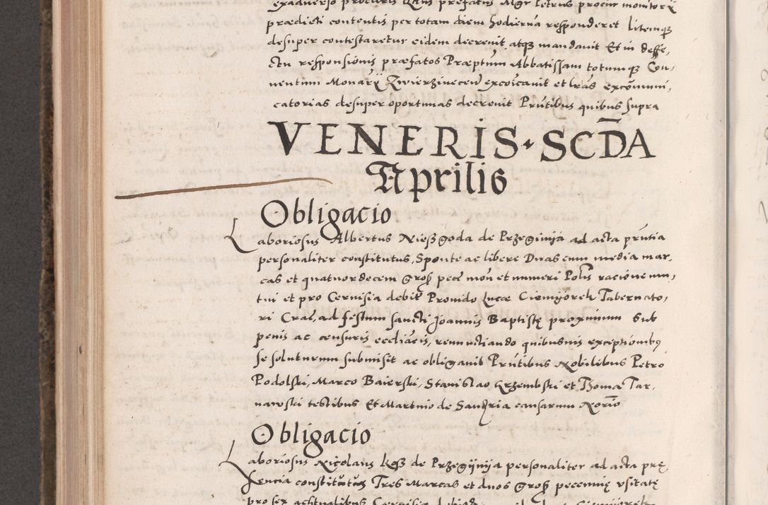 Zdjęcie nr 624 dla obiektu archiwalnego: Acta actorum causarum, sententiarum tam diffinitivarum quam interloquutoriarum, decretorum, obligationum, quietationum, constitutionum procuratorum etc. coram reverendo domino Martino Izdbienski de Russiecz archidiacono Posnaniensi, custode et in spiritualibus vicario generali Cracoviensi, ad annum Domini millesimum quingesimum sexagesimum quintum, cuius indictio octava, pontificatus Pii pape, annus sextus, continuantur