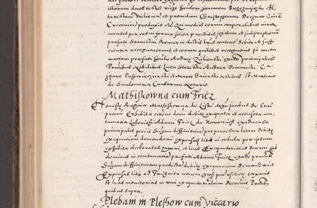 Zdjęcie nr 616 dla obiektu archiwalnego: Acta actorum causarum, sententiarum tam diffinitivarum quam interloquutoriarum, decretorum, obligationum, quietationum, constitutionum procuratorum etc. coram reverendo domino Martino Izdbienski de Russiecz archidiacono Posnaniensi, custode et in spiritualibus vicario generali Cracoviensi, ad annum Domini millesimum quingesimum sexagesimum quintum, cuius indictio octava, pontificatus Pii pape, annus sextus, continuantur