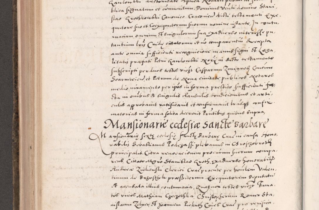 Zdjęcie nr 612 dla obiektu archiwalnego: Acta actorum causarum, sententiarum tam diffinitivarum quam interloquutoriarum, decretorum, obligationum, quietationum, constitutionum procuratorum etc. coram reverendo domino Martino Izdbienski de Russiecz archidiacono Posnaniensi, custode et in spiritualibus vicario generali Cracoviensi, ad annum Domini millesimum quingesimum sexagesimum quintum, cuius indictio octava, pontificatus Pii pape, annus sextus, continuantur