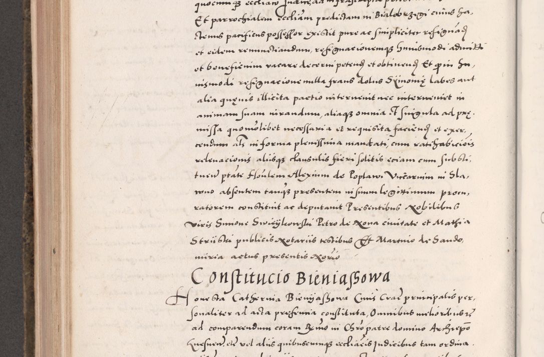 Zdjęcie nr 608 dla obiektu archiwalnego: Acta actorum causarum, sententiarum tam diffinitivarum quam interloquutoriarum, decretorum, obligationum, quietationum, constitutionum procuratorum etc. coram reverendo domino Martino Izdbienski de Russiecz archidiacono Posnaniensi, custode et in spiritualibus vicario generali Cracoviensi, ad annum Domini millesimum quingesimum sexagesimum quintum, cuius indictio octava, pontificatus Pii pape, annus sextus, continuantur