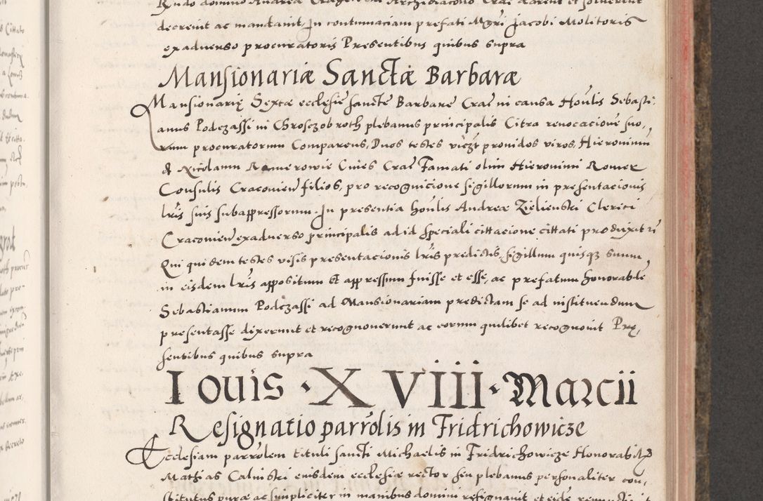 Zdjęcie nr 603 dla obiektu archiwalnego: Acta actorum causarum, sententiarum tam diffinitivarum quam interloquutoriarum, decretorum, obligationum, quietationum, constitutionum procuratorum etc. coram reverendo domino Martino Izdbienski de Russiecz archidiacono Posnaniensi, custode et in spiritualibus vicario generali Cracoviensi, ad annum Domini millesimum quingesimum sexagesimum quintum, cuius indictio octava, pontificatus Pii pape, annus sextus, continuantur