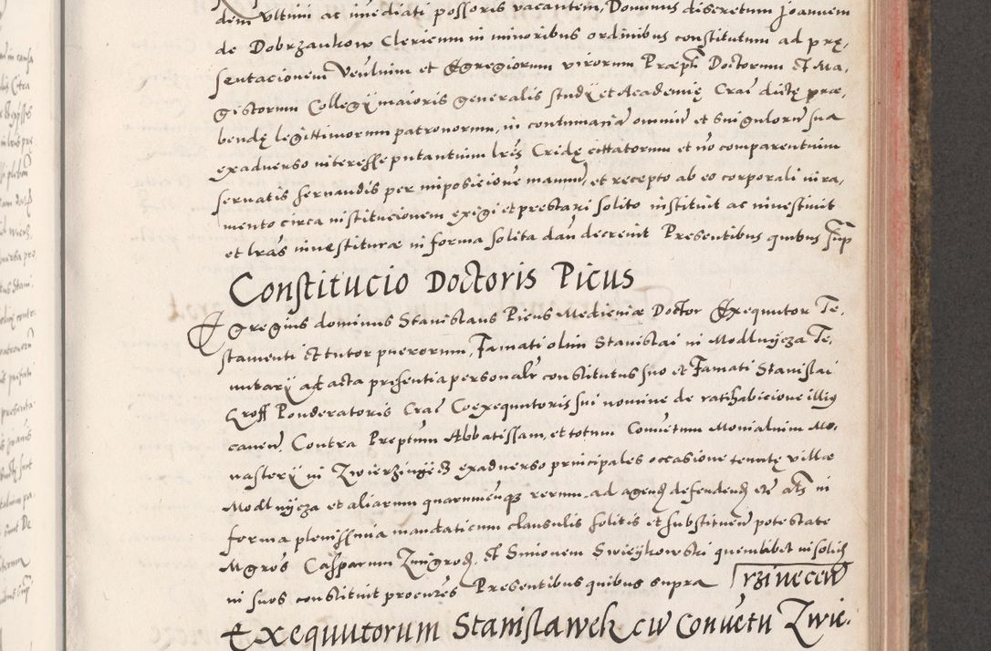Zdjęcie nr 601 dla obiektu archiwalnego: Acta actorum causarum, sententiarum tam diffinitivarum quam interloquutoriarum, decretorum, obligationum, quietationum, constitutionum procuratorum etc. coram reverendo domino Martino Izdbienski de Russiecz archidiacono Posnaniensi, custode et in spiritualibus vicario generali Cracoviensi, ad annum Domini millesimum quingesimum sexagesimum quintum, cuius indictio octava, pontificatus Pii pape, annus sextus, continuantur