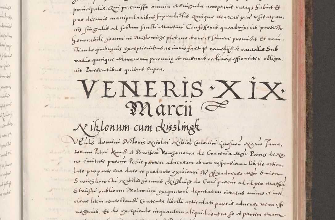 Zdjęcie nr 605 dla obiektu archiwalnego: Acta actorum causarum, sententiarum tam diffinitivarum quam interloquutoriarum, decretorum, obligationum, quietationum, constitutionum procuratorum etc. coram reverendo domino Martino Izdbienski de Russiecz archidiacono Posnaniensi, custode et in spiritualibus vicario generali Cracoviensi, ad annum Domini millesimum quingesimum sexagesimum quintum, cuius indictio octava, pontificatus Pii pape, annus sextus, continuantur