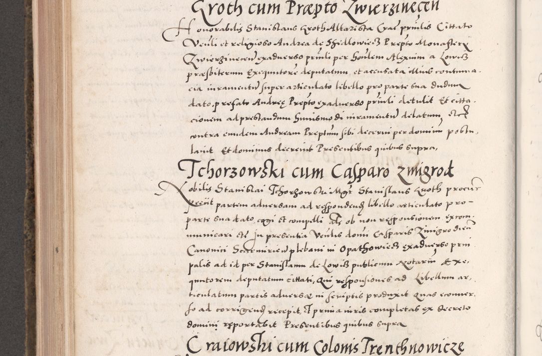Zdjęcie nr 602 dla obiektu archiwalnego: Acta actorum causarum, sententiarum tam diffinitivarum quam interloquutoriarum, decretorum, obligationum, quietationum, constitutionum procuratorum etc. coram reverendo domino Martino Izdbienski de Russiecz archidiacono Posnaniensi, custode et in spiritualibus vicario generali Cracoviensi, ad annum Domini millesimum quingesimum sexagesimum quintum, cuius indictio octava, pontificatus Pii pape, annus sextus, continuantur