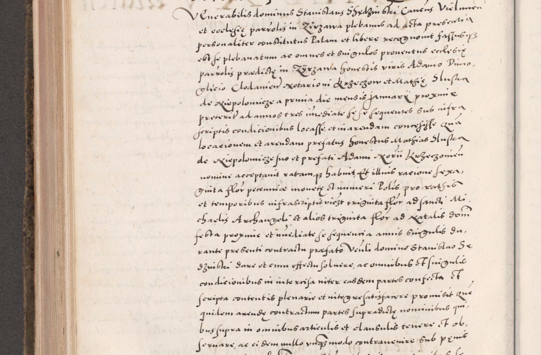 Zdjęcie nr 598 dla obiektu archiwalnego: Acta actorum causarum, sententiarum tam diffinitivarum quam interloquutoriarum, decretorum, obligationum, quietationum, constitutionum procuratorum etc. coram reverendo domino Martino Izdbienski de Russiecz archidiacono Posnaniensi, custode et in spiritualibus vicario generali Cracoviensi, ad annum Domini millesimum quingesimum sexagesimum quintum, cuius indictio octava, pontificatus Pii pape, annus sextus, continuantur