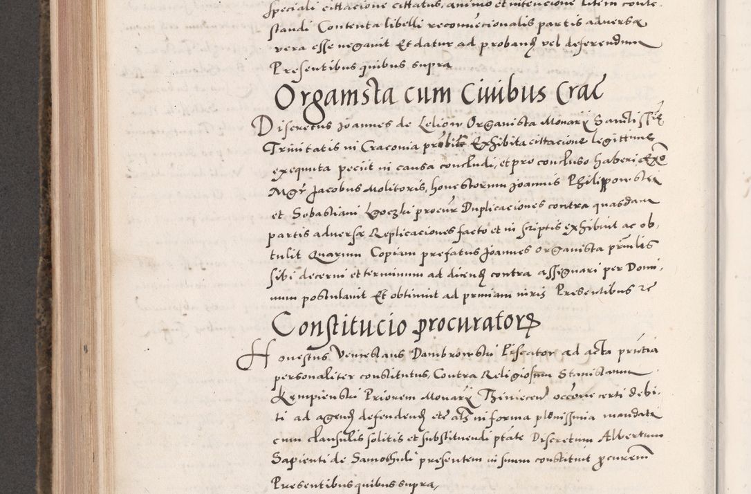 Zdjęcie nr 594 dla obiektu archiwalnego: Acta actorum causarum, sententiarum tam diffinitivarum quam interloquutoriarum, decretorum, obligationum, quietationum, constitutionum procuratorum etc. coram reverendo domino Martino Izdbienski de Russiecz archidiacono Posnaniensi, custode et in spiritualibus vicario generali Cracoviensi, ad annum Domini millesimum quingesimum sexagesimum quintum, cuius indictio octava, pontificatus Pii pape, annus sextus, continuantur
