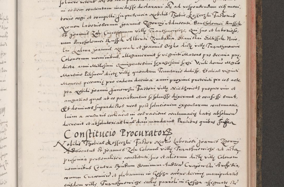 Zdjęcie nr 593 dla obiektu archiwalnego: Acta actorum causarum, sententiarum tam diffinitivarum quam interloquutoriarum, decretorum, obligationum, quietationum, constitutionum procuratorum etc. coram reverendo domino Martino Izdbienski de Russiecz archidiacono Posnaniensi, custode et in spiritualibus vicario generali Cracoviensi, ad annum Domini millesimum quingesimum sexagesimum quintum, cuius indictio octava, pontificatus Pii pape, annus sextus, continuantur