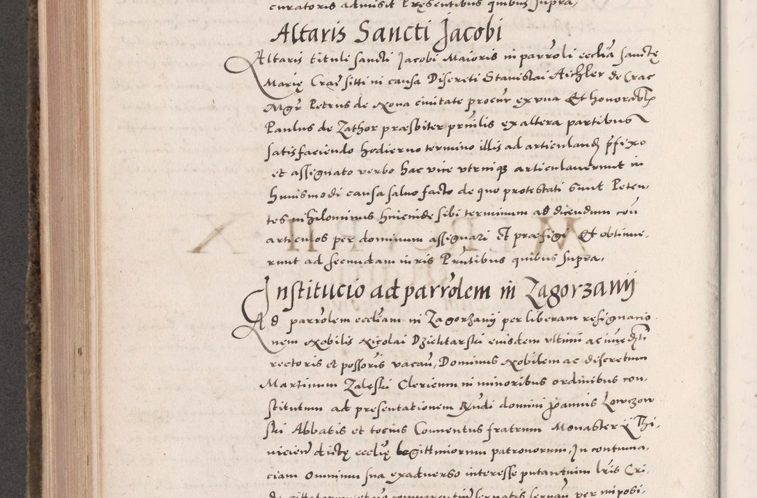 Zdjęcie nr 592 dla obiektu archiwalnego: Acta actorum causarum, sententiarum tam diffinitivarum quam interloquutoriarum, decretorum, obligationum, quietationum, constitutionum procuratorum etc. coram reverendo domino Martino Izdbienski de Russiecz archidiacono Posnaniensi, custode et in spiritualibus vicario generali Cracoviensi, ad annum Domini millesimum quingesimum sexagesimum quintum, cuius indictio octava, pontificatus Pii pape, annus sextus, continuantur