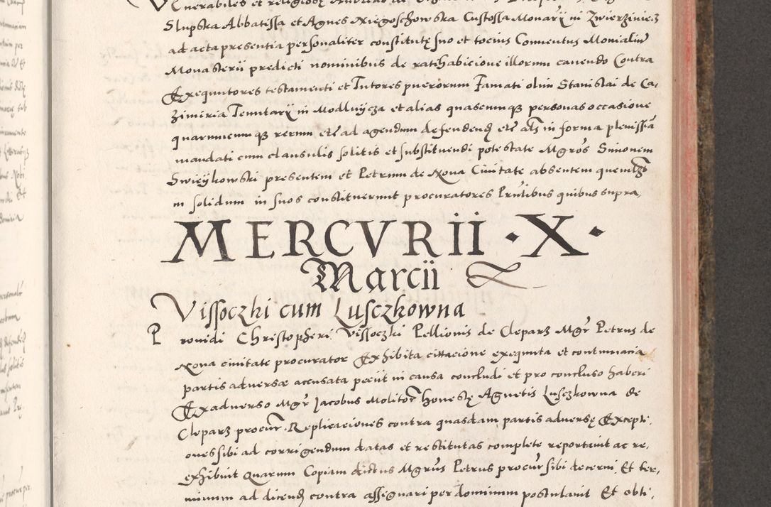 Zdjęcie nr 591 dla obiektu archiwalnego: Acta actorum causarum, sententiarum tam diffinitivarum quam interloquutoriarum, decretorum, obligationum, quietationum, constitutionum procuratorum etc. coram reverendo domino Martino Izdbienski de Russiecz archidiacono Posnaniensi, custode et in spiritualibus vicario generali Cracoviensi, ad annum Domini millesimum quingesimum sexagesimum quintum, cuius indictio octava, pontificatus Pii pape, annus sextus, continuantur