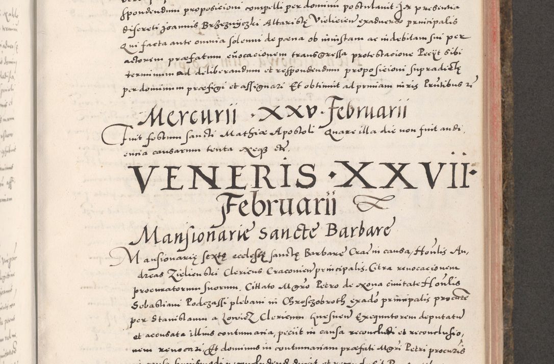 Zdjęcie nr 583 dla obiektu archiwalnego: Acta actorum causarum, sententiarum tam diffinitivarum quam interloquutoriarum, decretorum, obligationum, quietationum, constitutionum procuratorum etc. coram reverendo domino Martino Izdbienski de Russiecz archidiacono Posnaniensi, custode et in spiritualibus vicario generali Cracoviensi, ad annum Domini millesimum quingesimum sexagesimum quintum, cuius indictio octava, pontificatus Pii pape, annus sextus, continuantur