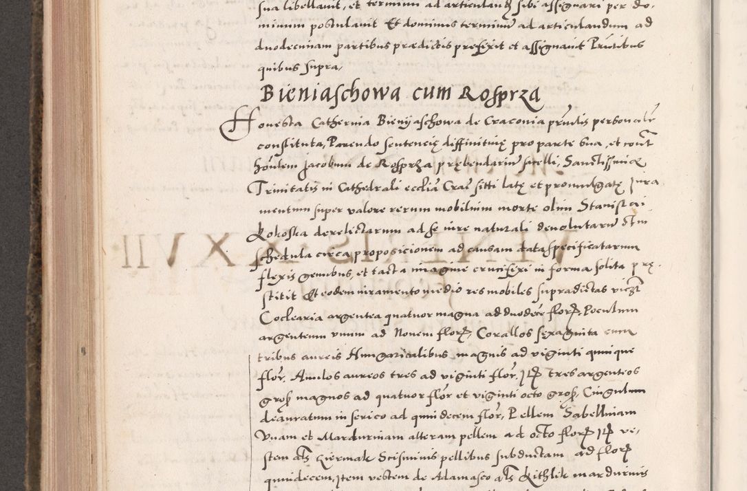 Zdjęcie nr 584 dla obiektu archiwalnego: Acta actorum causarum, sententiarum tam diffinitivarum quam interloquutoriarum, decretorum, obligationum, quietationum, constitutionum procuratorum etc. coram reverendo domino Martino Izdbienski de Russiecz archidiacono Posnaniensi, custode et in spiritualibus vicario generali Cracoviensi, ad annum Domini millesimum quingesimum sexagesimum quintum, cuius indictio octava, pontificatus Pii pape, annus sextus, continuantur