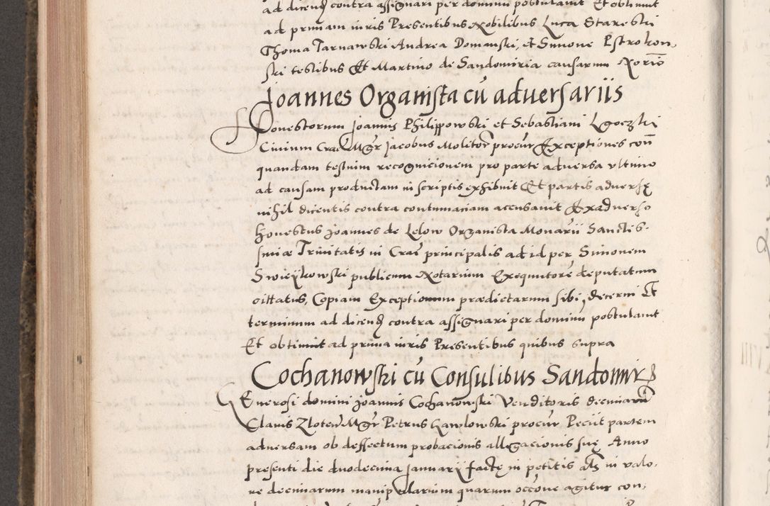 Zdjęcie nr 572 dla obiektu archiwalnego: Acta actorum causarum, sententiarum tam diffinitivarum quam interloquutoriarum, decretorum, obligationum, quietationum, constitutionum procuratorum etc. coram reverendo domino Martino Izdbienski de Russiecz archidiacono Posnaniensi, custode et in spiritualibus vicario generali Cracoviensi, ad annum Domini millesimum quingesimum sexagesimum quintum, cuius indictio octava, pontificatus Pii pape, annus sextus, continuantur