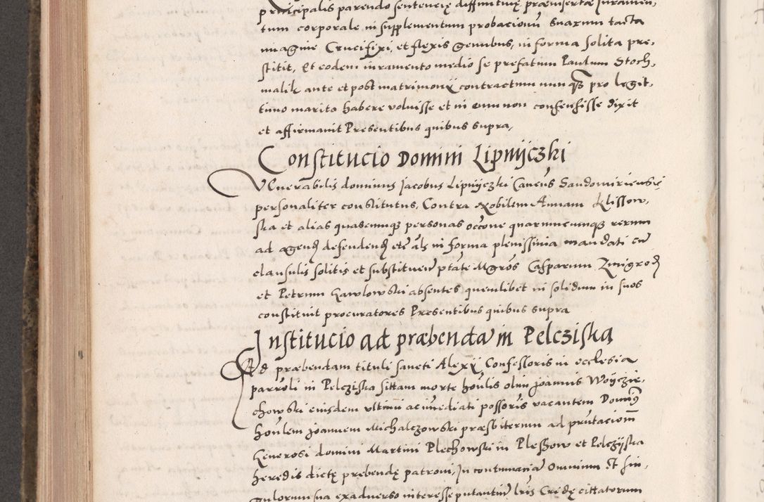 Zdjęcie nr 570 dla obiektu archiwalnego: Acta actorum causarum, sententiarum tam diffinitivarum quam interloquutoriarum, decretorum, obligationum, quietationum, constitutionum procuratorum etc. coram reverendo domino Martino Izdbienski de Russiecz archidiacono Posnaniensi, custode et in spiritualibus vicario generali Cracoviensi, ad annum Domini millesimum quingesimum sexagesimum quintum, cuius indictio octava, pontificatus Pii pape, annus sextus, continuantur
