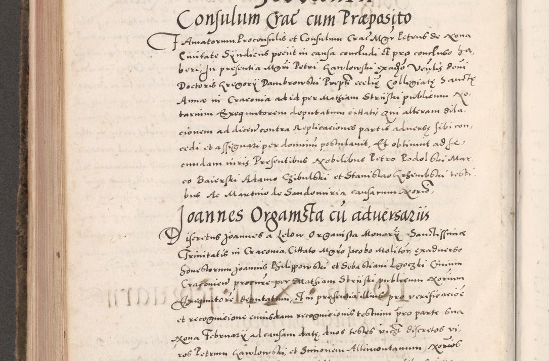 Zdjęcie nr 568 dla obiektu archiwalnego: Acta actorum causarum, sententiarum tam diffinitivarum quam interloquutoriarum, decretorum, obligationum, quietationum, constitutionum procuratorum etc. coram reverendo domino Martino Izdbienski de Russiecz archidiacono Posnaniensi, custode et in spiritualibus vicario generali Cracoviensi, ad annum Domini millesimum quingesimum sexagesimum quintum, cuius indictio octava, pontificatus Pii pape, annus sextus, continuantur