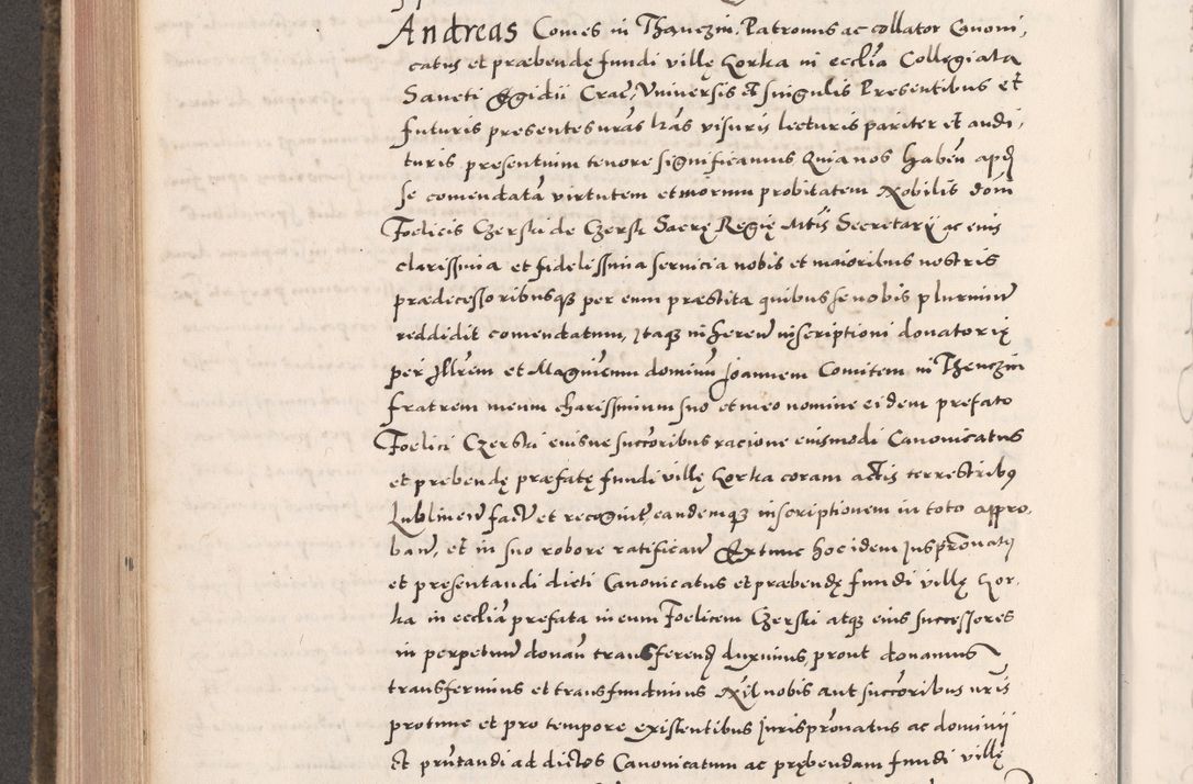 Zdjęcie nr 562 dla obiektu archiwalnego: Acta actorum causarum, sententiarum tam diffinitivarum quam interloquutoriarum, decretorum, obligationum, quietationum, constitutionum procuratorum etc. coram reverendo domino Martino Izdbienski de Russiecz archidiacono Posnaniensi, custode et in spiritualibus vicario generali Cracoviensi, ad annum Domini millesimum quingesimum sexagesimum quintum, cuius indictio octava, pontificatus Pii pape, annus sextus, continuantur