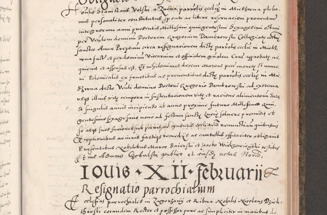 Zdjęcie nr 567 dla obiektu archiwalnego: Acta actorum causarum, sententiarum tam diffinitivarum quam interloquutoriarum, decretorum, obligationum, quietationum, constitutionum procuratorum etc. coram reverendo domino Martino Izdbienski de Russiecz archidiacono Posnaniensi, custode et in spiritualibus vicario generali Cracoviensi, ad annum Domini millesimum quingesimum sexagesimum quintum, cuius indictio octava, pontificatus Pii pape, annus sextus, continuantur