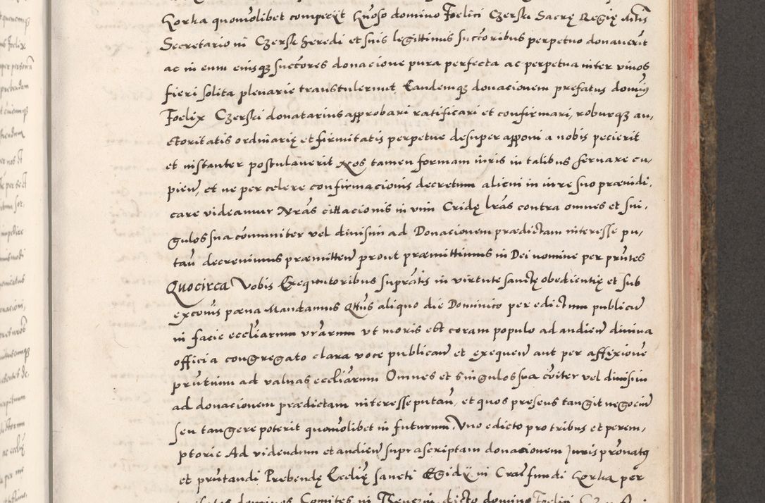 Zdjęcie nr 565 dla obiektu archiwalnego: Acta actorum causarum, sententiarum tam diffinitivarum quam interloquutoriarum, decretorum, obligationum, quietationum, constitutionum procuratorum etc. coram reverendo domino Martino Izdbienski de Russiecz archidiacono Posnaniensi, custode et in spiritualibus vicario generali Cracoviensi, ad annum Domini millesimum quingesimum sexagesimum quintum, cuius indictio octava, pontificatus Pii pape, annus sextus, continuantur
