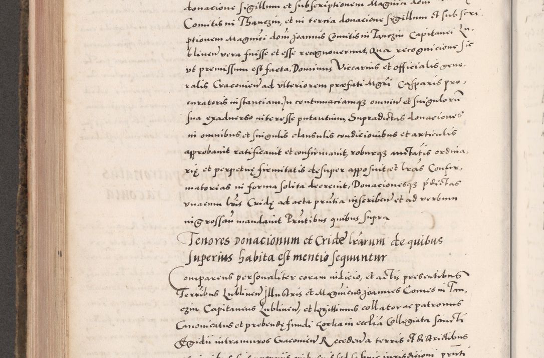 Zdjęcie nr 558 dla obiektu archiwalnego: Acta actorum causarum, sententiarum tam diffinitivarum quam interloquutoriarum, decretorum, obligationum, quietationum, constitutionum procuratorum etc. coram reverendo domino Martino Izdbienski de Russiecz archidiacono Posnaniensi, custode et in spiritualibus vicario generali Cracoviensi, ad annum Domini millesimum quingesimum sexagesimum quintum, cuius indictio octava, pontificatus Pii pape, annus sextus, continuantur