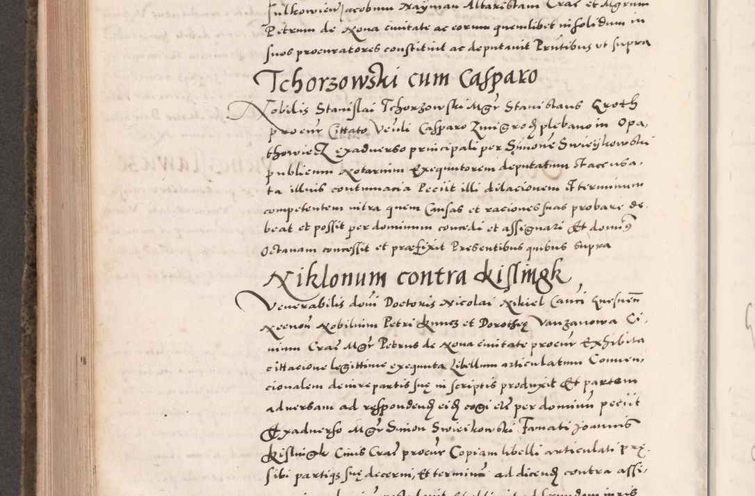 Zdjęcie nr 556 dla obiektu archiwalnego: Acta actorum causarum, sententiarum tam diffinitivarum quam interloquutoriarum, decretorum, obligationum, quietationum, constitutionum procuratorum etc. coram reverendo domino Martino Izdbienski de Russiecz archidiacono Posnaniensi, custode et in spiritualibus vicario generali Cracoviensi, ad annum Domini millesimum quingesimum sexagesimum quintum, cuius indictio octava, pontificatus Pii pape, annus sextus, continuantur