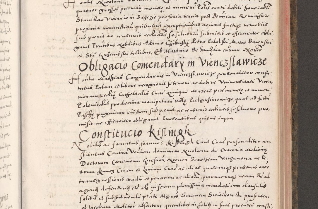 Zdjęcie nr 555 dla obiektu archiwalnego: Acta actorum causarum, sententiarum tam diffinitivarum quam interloquutoriarum, decretorum, obligationum, quietationum, constitutionum procuratorum etc. coram reverendo domino Martino Izdbienski de Russiecz archidiacono Posnaniensi, custode et in spiritualibus vicario generali Cracoviensi, ad annum Domini millesimum quingesimum sexagesimum quintum, cuius indictio octava, pontificatus Pii pape, annus sextus, continuantur