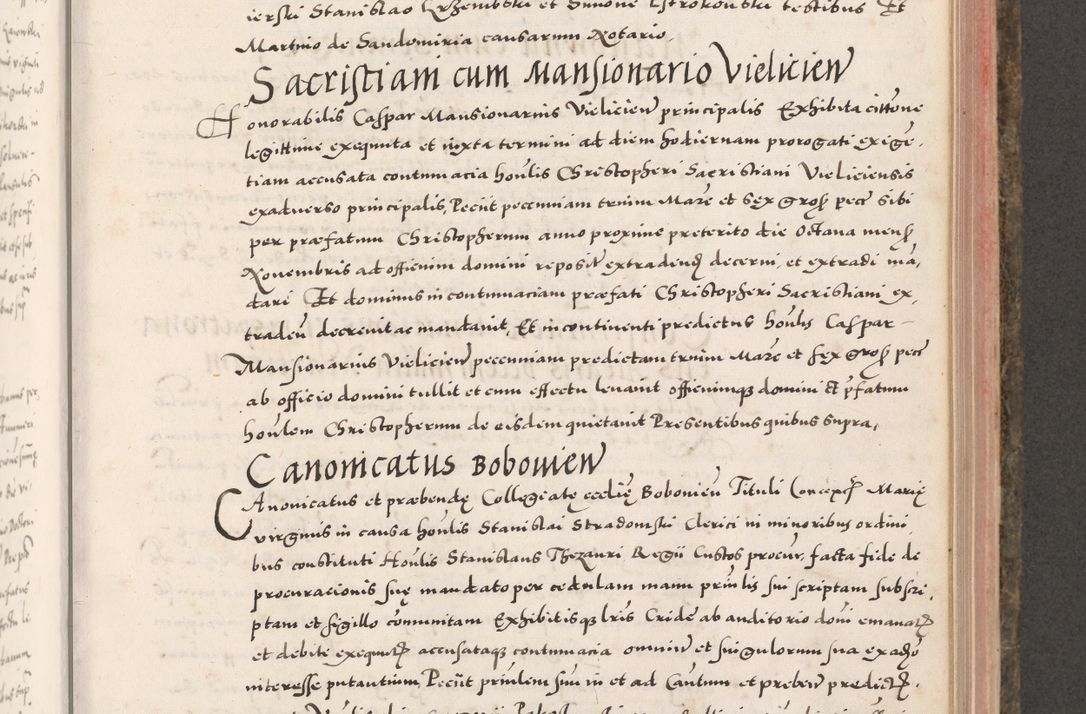 Zdjęcie nr 547 dla obiektu archiwalnego: Acta actorum causarum, sententiarum tam diffinitivarum quam interloquutoriarum, decretorum, obligationum, quietationum, constitutionum procuratorum etc. coram reverendo domino Martino Izdbienski de Russiecz archidiacono Posnaniensi, custode et in spiritualibus vicario generali Cracoviensi, ad annum Domini millesimum quingesimum sexagesimum quintum, cuius indictio octava, pontificatus Pii pape, annus sextus, continuantur