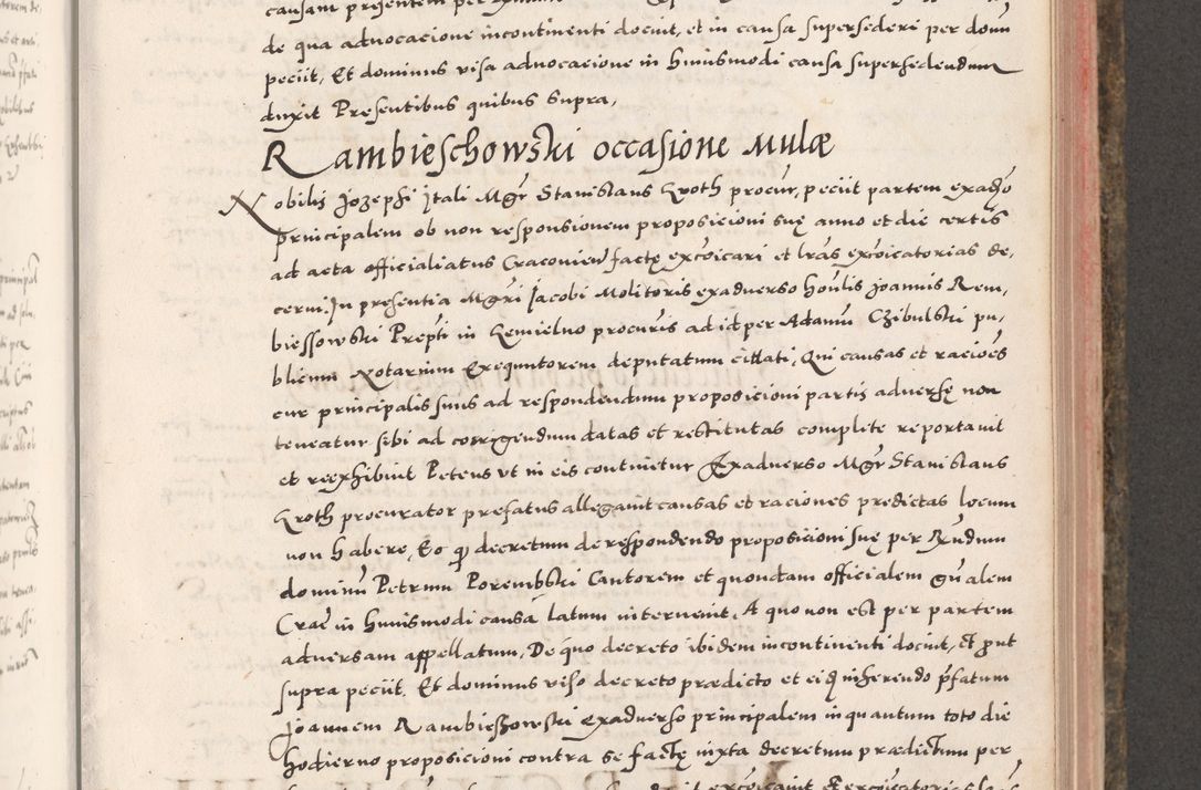 Zdjęcie nr 545 dla obiektu archiwalnego: Acta actorum causarum, sententiarum tam diffinitivarum quam interloquutoriarum, decretorum, obligationum, quietationum, constitutionum procuratorum etc. coram reverendo domino Martino Izdbienski de Russiecz archidiacono Posnaniensi, custode et in spiritualibus vicario generali Cracoviensi, ad annum Domini millesimum quingesimum sexagesimum quintum, cuius indictio octava, pontificatus Pii pape, annus sextus, continuantur