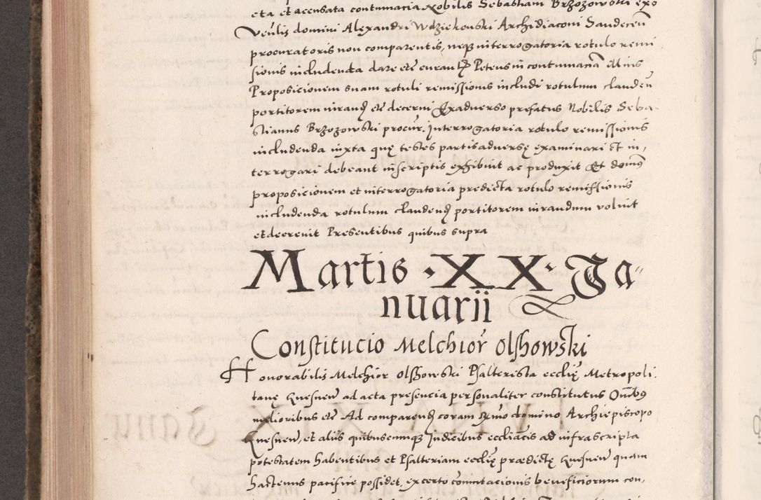 Zdjęcie nr 536 dla obiektu archiwalnego: Acta actorum causarum, sententiarum tam diffinitivarum quam interloquutoriarum, decretorum, obligationum, quietationum, constitutionum procuratorum etc. coram reverendo domino Martino Izdbienski de Russiecz archidiacono Posnaniensi, custode et in spiritualibus vicario generali Cracoviensi, ad annum Domini millesimum quingesimum sexagesimum quintum, cuius indictio octava, pontificatus Pii pape, annus sextus, continuantur