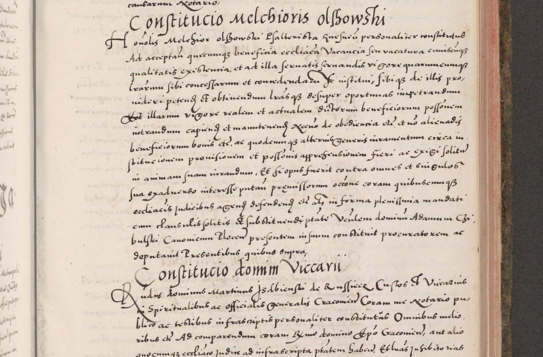 Zdjęcie nr 537 dla obiektu archiwalnego: Acta actorum causarum, sententiarum tam diffinitivarum quam interloquutoriarum, decretorum, obligationum, quietationum, constitutionum procuratorum etc. coram reverendo domino Martino Izdbienski de Russiecz archidiacono Posnaniensi, custode et in spiritualibus vicario generali Cracoviensi, ad annum Domini millesimum quingesimum sexagesimum quintum, cuius indictio octava, pontificatus Pii pape, annus sextus, continuantur