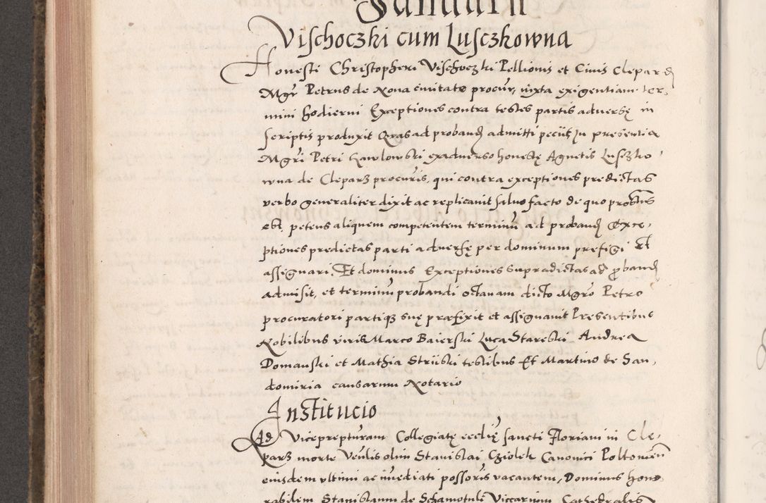 Zdjęcie nr 518 dla obiektu archiwalnego: Acta actorum causarum, sententiarum tam diffinitivarum quam interloquutoriarum, decretorum, obligationum, quietationum, constitutionum procuratorum etc. coram reverendo domino Martino Izdbienski de Russiecz archidiacono Posnaniensi, custode et in spiritualibus vicario generali Cracoviensi, ad annum Domini millesimum quingesimum sexagesimum quintum, cuius indictio octava, pontificatus Pii pape, annus sextus, continuantur