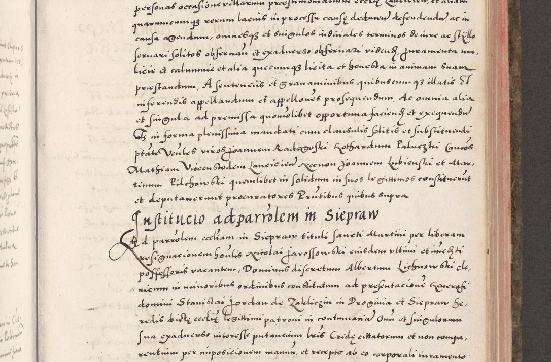 Zdjęcie nr 519 dla obiektu archiwalnego: Acta actorum causarum, sententiarum tam diffinitivarum quam interloquutoriarum, decretorum, obligationum, quietationum, constitutionum procuratorum etc. coram reverendo domino Martino Izdbienski de Russiecz archidiacono Posnaniensi, custode et in spiritualibus vicario generali Cracoviensi, ad annum Domini millesimum quingesimum sexagesimum quintum, cuius indictio octava, pontificatus Pii pape, annus sextus, continuantur