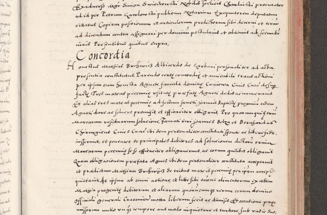 Zdjęcie nr 513 dla obiektu archiwalnego: Acta actorum causarum, sententiarum tam diffinitivarum quam interloquutoriarum, decretorum, obligationum, quietationum, constitutionum procuratorum etc. coram reverendo domino Martino Izdbienski de Russiecz archidiacono Posnaniensi, custode et in spiritualibus vicario generali Cracoviensi, ad annum Domini millesimum quingesimum sexagesimum quintum, cuius indictio octava, pontificatus Pii pape, annus sextus, continuantur