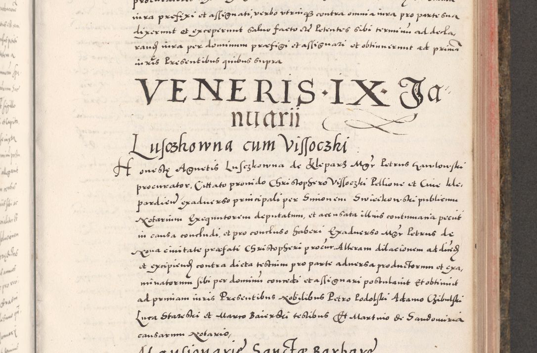 Zdjęcie nr 511 dla obiektu archiwalnego: Acta actorum causarum, sententiarum tam diffinitivarum quam interloquutoriarum, decretorum, obligationum, quietationum, constitutionum procuratorum etc. coram reverendo domino Martino Izdbienski de Russiecz archidiacono Posnaniensi, custode et in spiritualibus vicario generali Cracoviensi, ad annum Domini millesimum quingesimum sexagesimum quintum, cuius indictio octava, pontificatus Pii pape, annus sextus, continuantur