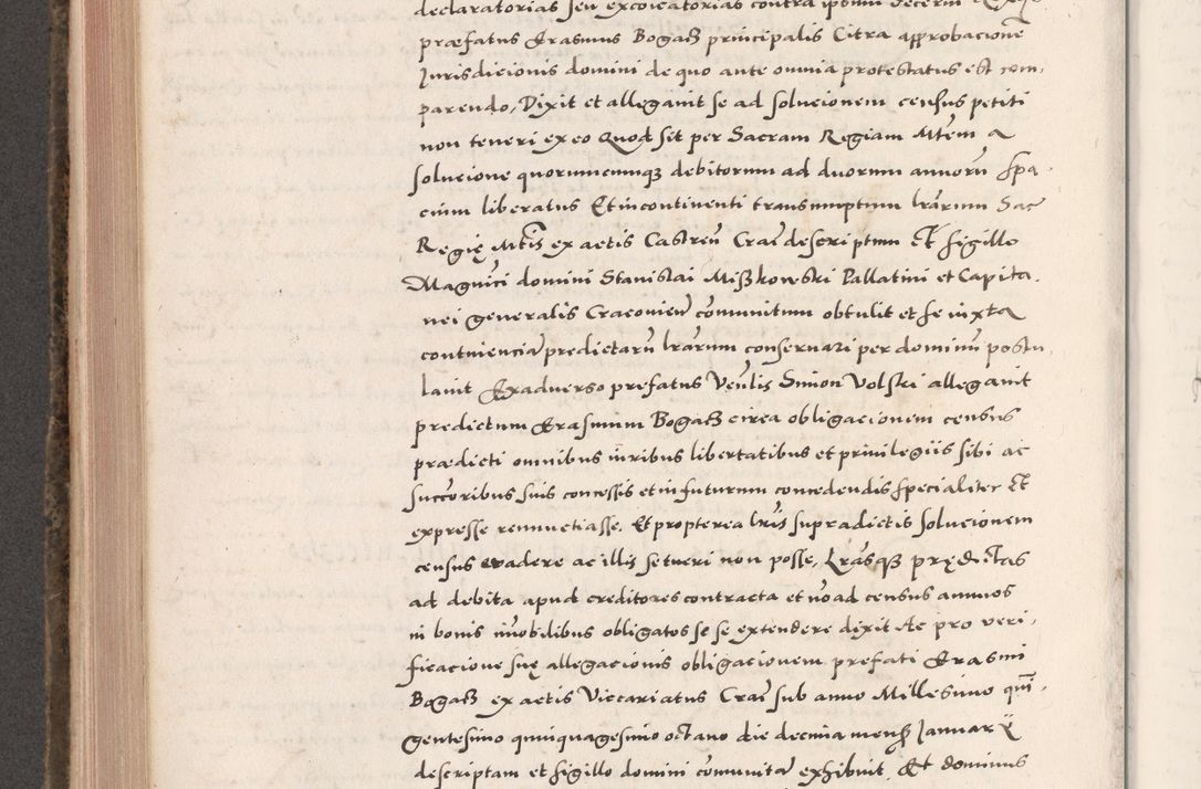 Zdjęcie nr 510 dla obiektu archiwalnego: Acta actorum causarum, sententiarum tam diffinitivarum quam interloquutoriarum, decretorum, obligationum, quietationum, constitutionum procuratorum etc. coram reverendo domino Martino Izdbienski de Russiecz archidiacono Posnaniensi, custode et in spiritualibus vicario generali Cracoviensi, ad annum Domini millesimum quingesimum sexagesimum quintum, cuius indictio octava, pontificatus Pii pape, annus sextus, continuantur