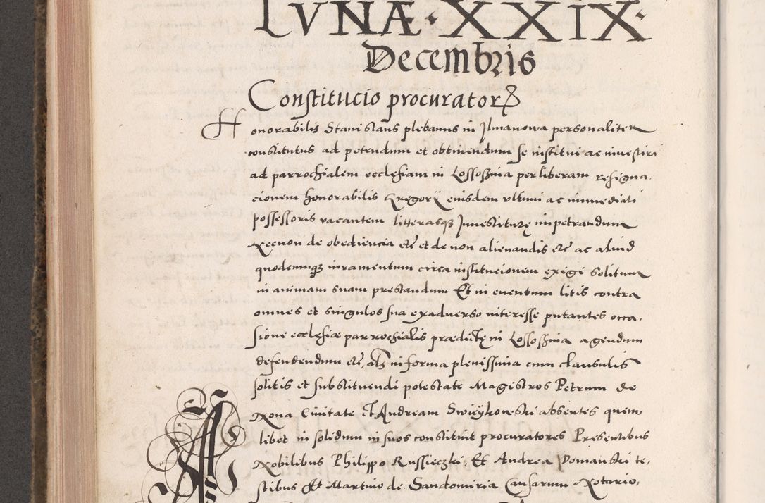 Zdjęcie nr 504 dla obiektu archiwalnego: Acta actorum causarum, sententiarum tam diffinitivarum quam interloquutoriarum, decretorum, obligationum, quietationum, constitutionum procuratorum etc. coram reverendo domino Martino Izdbienski de Russiecz archidiacono Posnaniensi, custode et in spiritualibus vicario generali Cracoviensi, ad annum Domini millesimum quingesimum sexagesimum quintum, cuius indictio octava, pontificatus Pii pape, annus sextus, continuantur