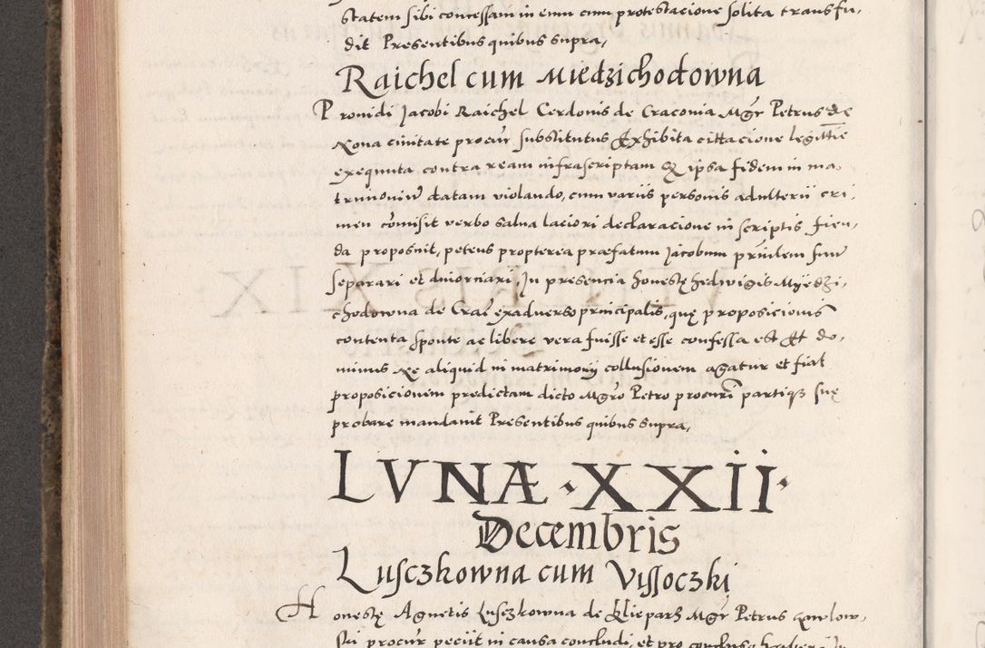 Zdjęcie nr 502 dla obiektu archiwalnego: Acta actorum causarum, sententiarum tam diffinitivarum quam interloquutoriarum, decretorum, obligationum, quietationum, constitutionum procuratorum etc. coram reverendo domino Martino Izdbienski de Russiecz archidiacono Posnaniensi, custode et in spiritualibus vicario generali Cracoviensi, ad annum Domini millesimum quingesimum sexagesimum quintum, cuius indictio octava, pontificatus Pii pape, annus sextus, continuantur