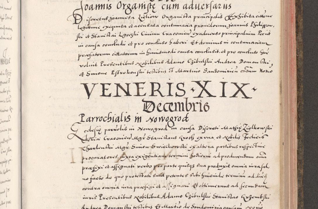 Zdjęcie nr 501 dla obiektu archiwalnego: Acta actorum causarum, sententiarum tam diffinitivarum quam interloquutoriarum, decretorum, obligationum, quietationum, constitutionum procuratorum etc. coram reverendo domino Martino Izdbienski de Russiecz archidiacono Posnaniensi, custode et in spiritualibus vicario generali Cracoviensi, ad annum Domini millesimum quingesimum sexagesimum quintum, cuius indictio octava, pontificatus Pii pape, annus sextus, continuantur