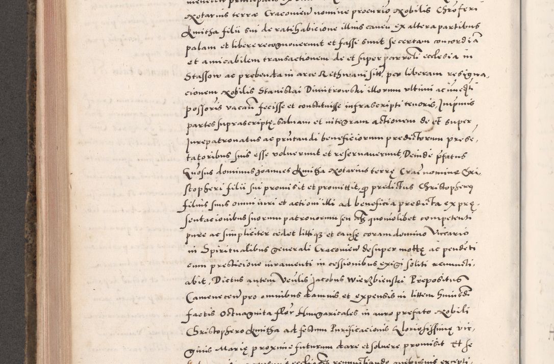 Zdjęcie nr 496 dla obiektu archiwalnego: Acta actorum causarum, sententiarum tam diffinitivarum quam interloquutoriarum, decretorum, obligationum, quietationum, constitutionum procuratorum etc. coram reverendo domino Martino Izdbienski de Russiecz archidiacono Posnaniensi, custode et in spiritualibus vicario generali Cracoviensi, ad annum Domini millesimum quingesimum sexagesimum quintum, cuius indictio octava, pontificatus Pii pape, annus sextus, continuantur