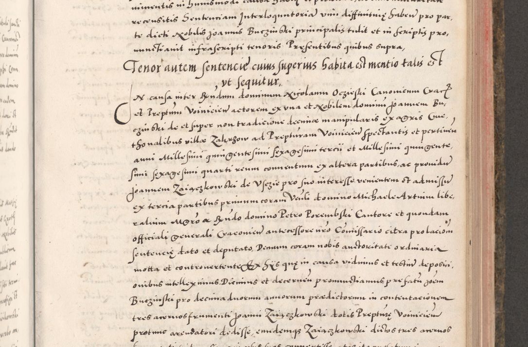 Zdjęcie nr 495 dla obiektu archiwalnego: Acta actorum causarum, sententiarum tam diffinitivarum quam interloquutoriarum, decretorum, obligationum, quietationum, constitutionum procuratorum etc. coram reverendo domino Martino Izdbienski de Russiecz archidiacono Posnaniensi, custode et in spiritualibus vicario generali Cracoviensi, ad annum Domini millesimum quingesimum sexagesimum quintum, cuius indictio octava, pontificatus Pii pape, annus sextus, continuantur
