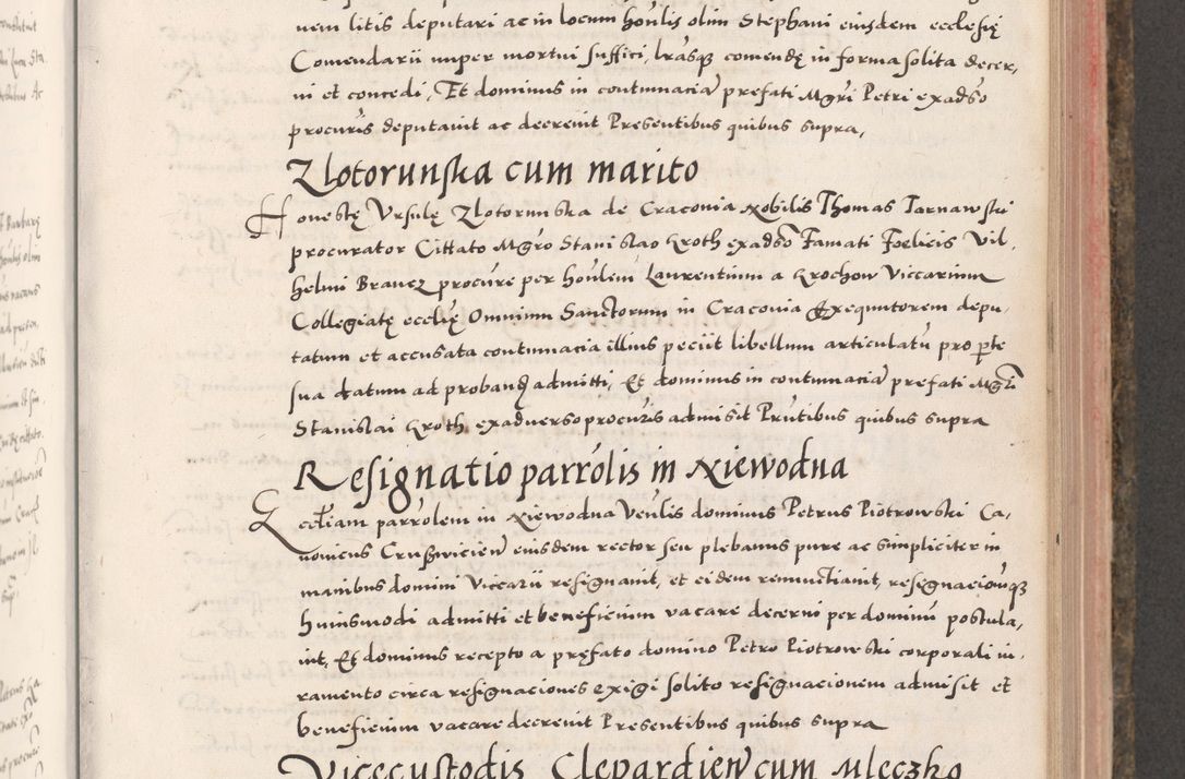 Zdjęcie nr 489 dla obiektu archiwalnego: Acta actorum causarum, sententiarum tam diffinitivarum quam interloquutoriarum, decretorum, obligationum, quietationum, constitutionum procuratorum etc. coram reverendo domino Martino Izdbienski de Russiecz archidiacono Posnaniensi, custode et in spiritualibus vicario generali Cracoviensi, ad annum Domini millesimum quingesimum sexagesimum quintum, cuius indictio octava, pontificatus Pii pape, annus sextus, continuantur