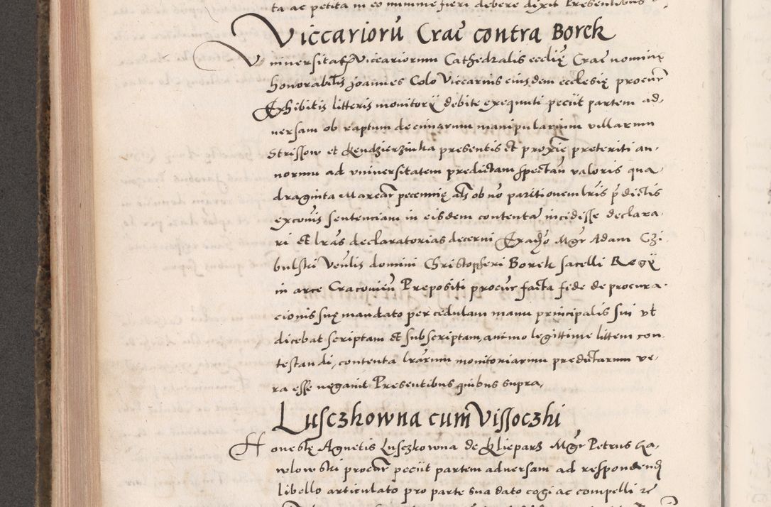 Zdjęcie nr 486 dla obiektu archiwalnego: Acta actorum causarum, sententiarum tam diffinitivarum quam interloquutoriarum, decretorum, obligationum, quietationum, constitutionum procuratorum etc. coram reverendo domino Martino Izdbienski de Russiecz archidiacono Posnaniensi, custode et in spiritualibus vicario generali Cracoviensi, ad annum Domini millesimum quingesimum sexagesimum quintum, cuius indictio octava, pontificatus Pii pape, annus sextus, continuantur