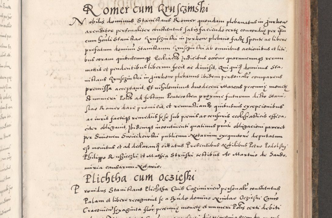 Zdjęcie nr 481 dla obiektu archiwalnego: Acta actorum causarum, sententiarum tam diffinitivarum quam interloquutoriarum, decretorum, obligationum, quietationum, constitutionum procuratorum etc. coram reverendo domino Martino Izdbienski de Russiecz archidiacono Posnaniensi, custode et in spiritualibus vicario generali Cracoviensi, ad annum Domini millesimum quingesimum sexagesimum quintum, cuius indictio octava, pontificatus Pii pape, annus sextus, continuantur