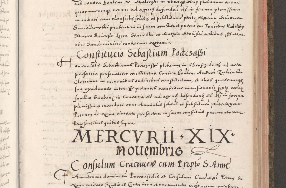 Zdjęcie nr 471 dla obiektu archiwalnego: Acta actorum causarum, sententiarum tam diffinitivarum quam interloquutoriarum, decretorum, obligationum, quietationum, constitutionum procuratorum etc. coram reverendo domino Martino Izdbienski de Russiecz archidiacono Posnaniensi, custode et in spiritualibus vicario generali Cracoviensi, ad annum Domini millesimum quingesimum sexagesimum quintum, cuius indictio octava, pontificatus Pii pape, annus sextus, continuantur