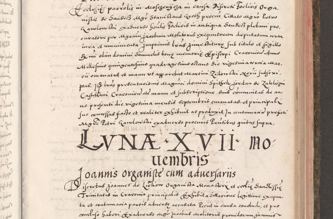 Zdjęcie nr 469 dla obiektu archiwalnego: Acta actorum causarum, sententiarum tam diffinitivarum quam interloquutoriarum, decretorum, obligationum, quietationum, constitutionum procuratorum etc. coram reverendo domino Martino Izdbienski de Russiecz archidiacono Posnaniensi, custode et in spiritualibus vicario generali Cracoviensi, ad annum Domini millesimum quingesimum sexagesimum quintum, cuius indictio octava, pontificatus Pii pape, annus sextus, continuantur