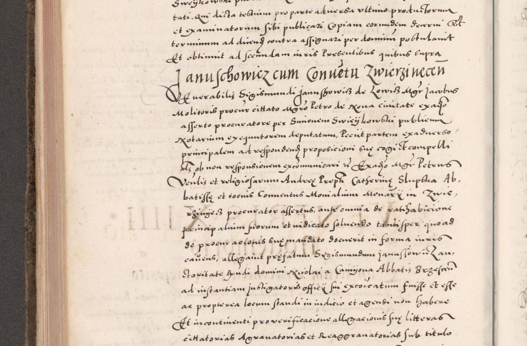 Zdjęcie nr 468 dla obiektu archiwalnego: Acta actorum causarum, sententiarum tam diffinitivarum quam interloquutoriarum, decretorum, obligationum, quietationum, constitutionum procuratorum etc. coram reverendo domino Martino Izdbienski de Russiecz archidiacono Posnaniensi, custode et in spiritualibus vicario generali Cracoviensi, ad annum Domini millesimum quingesimum sexagesimum quintum, cuius indictio octava, pontificatus Pii pape, annus sextus, continuantur
