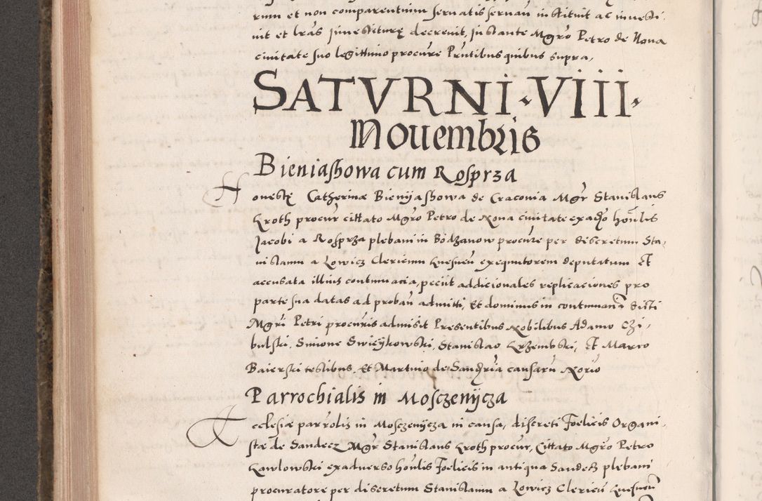 Zdjęcie nr 462 dla obiektu archiwalnego: Acta actorum causarum, sententiarum tam diffinitivarum quam interloquutoriarum, decretorum, obligationum, quietationum, constitutionum procuratorum etc. coram reverendo domino Martino Izdbienski de Russiecz archidiacono Posnaniensi, custode et in spiritualibus vicario generali Cracoviensi, ad annum Domini millesimum quingesimum sexagesimum quintum, cuius indictio octava, pontificatus Pii pape, annus sextus, continuantur