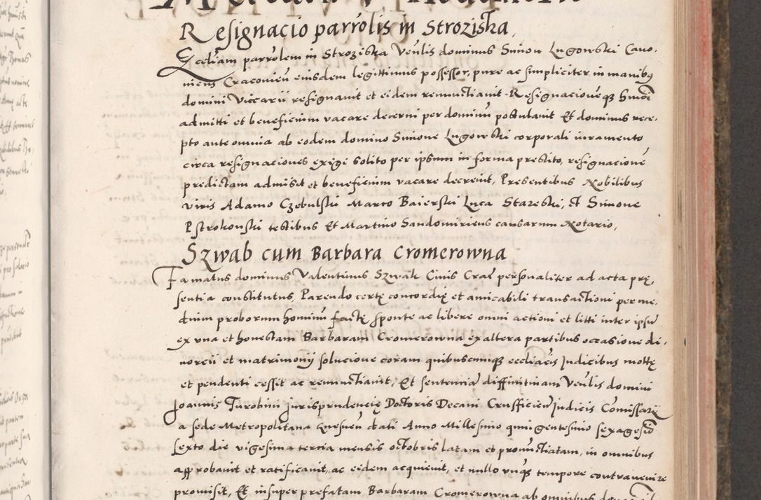 Zdjęcie nr 459 dla obiektu archiwalnego: Acta actorum causarum, sententiarum tam diffinitivarum quam interloquutoriarum, decretorum, obligationum, quietationum, constitutionum procuratorum etc. coram reverendo domino Martino Izdbienski de Russiecz archidiacono Posnaniensi, custode et in spiritualibus vicario generali Cracoviensi, ad annum Domini millesimum quingesimum sexagesimum quintum, cuius indictio octava, pontificatus Pii pape, annus sextus, continuantur