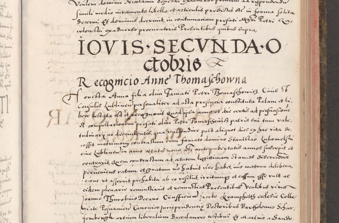 Zdjęcie nr 449 dla obiektu archiwalnego: Acta actorum causarum, sententiarum tam diffinitivarum quam interloquutoriarum, decretorum, obligationum, quietationum, constitutionum procuratorum etc. coram reverendo domino Martino Izdbienski de Russiecz archidiacono Posnaniensi, custode et in spiritualibus vicario generali Cracoviensi, ad annum Domini millesimum quingesimum sexagesimum quintum, cuius indictio octava, pontificatus Pii pape, annus sextus, continuantur